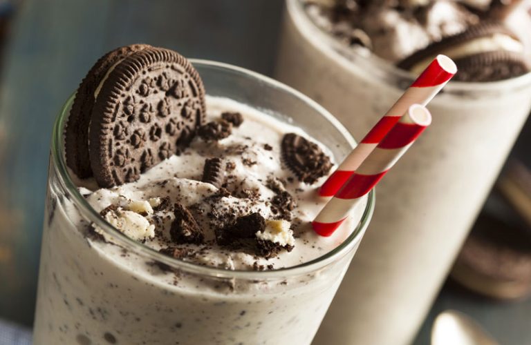 Milkshake oreo maken